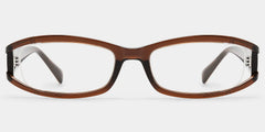 Willow Brown Rectangle Glasses