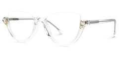 Felicia Cat Eye Clear Glasses