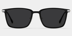 Ivonne Rectangle Black Glasses