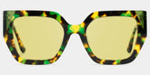 Viva Square Green Tortoise Glasses