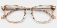 Heather Square Brown Glasses
