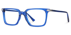 Goveo Rectangle Blue Glasses