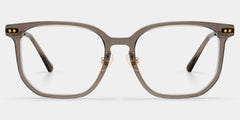 Eve Rectangle Brown Glasses
