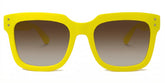 Liizbeett Square Yellow Glasses