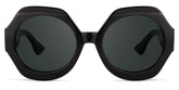 Geoffrey Geometric Black Glasses
