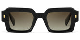 Bobbee Square Black Sunglasses