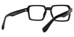 Fabien Rectangle Black Glasses