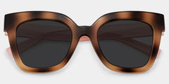 Malcolm Square Burnt Umber Sunglasses