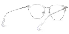 Geno Browline Clear Glasses