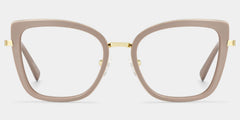 Leila Butterfly Beige Glasses
