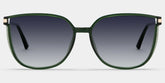 Rodz Square Dark-Green Sunglasses