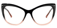 Shelby Cateye Black-Pink Glasses