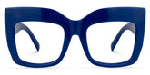 Alberta Cat Eye Blue Glasses