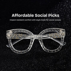 Kahle Cateye Clear Glasses