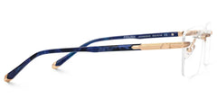 Savitrie Rectangle Blue Glasses