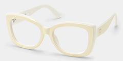 Rosie Cream White Butterfly Glasses