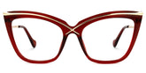 Winston Butterfly Red Glasses