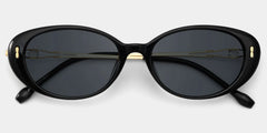 Blaire Oval Black Glasses