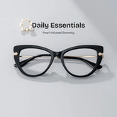 Maggie Cat eye Black Glasses