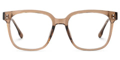 Donnalyn Square Brown Glasses