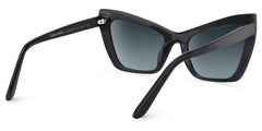 Driscoll Cateye Black Sunglasses