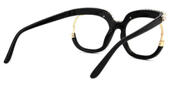 Veasley Square Multicolor Rhinestone Glasses