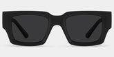 Garza Rectangle Black Glasses