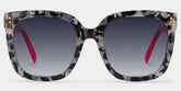 Ebony Square Gray-Tortoise Glasses