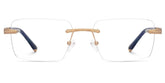 Savitrie Rectangle Blue Glasses
