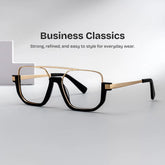 Oromiya Aviator Black Gold Glasses