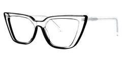 Yosef Cateye Black Glasses
