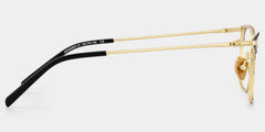 Maxwell Browline Black Glasses
