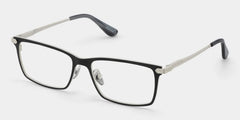 Alexander Rectangle Black Glasses