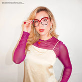 Lamar Butterfly Red Glasses