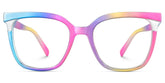 Leo Square Iridescent Glasses