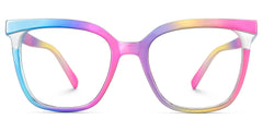 Leo Square Iridescent Glasses