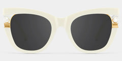Pearl Cateye White Glasses