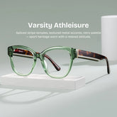 Everest Green Butterfly Glasses
