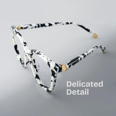 Miles Square Cow Glasses