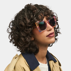 Qatar Square Rainbow Glasses
