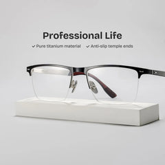 Brock Browline Black Glasses
