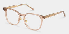 Hailey Square Beige Glasses