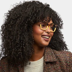 Rhoden Cateye Yellow Glasses