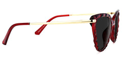 Lucas Cateye Red Sunglasses