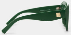 Alberta Cat Eye Green Glasses
