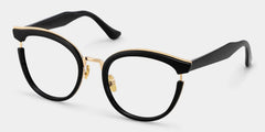 Laraine Cat Eye Black Glasses