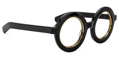 Calhoun Round Black Glasses