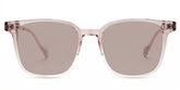 Chloe Square Pink Clear Glasses