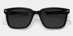 George Rectangle Black Glasses