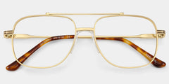 Poppy Gold Aviator Glasses